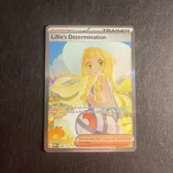 Lillie’s Determination SIR 184/132 Pokemon PACK FRESH Mega Evolution NEAR MINT - Image 1