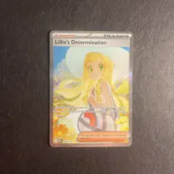 Lillie’s Determination SIR 184/132 Pokemon PACK FRESH Mega Evolution NEAR MINT - Image 2