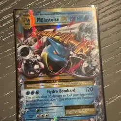 Pokemon TCG M Blastoise EX XY Evolutions 22/108 Ultra Holo Rare - NM - Image 4