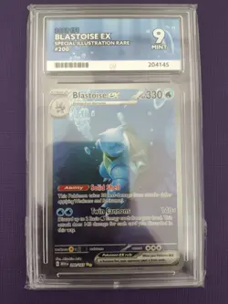Blastoise EX 200/165 Holo Special Illustration Rare - ACE 9 Mint - Pokemon 151 - Image 1