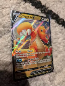Pokemon TCG - Dragonite V SWSH154 Promo - Sword & Shield Black Star Promo- LP - Image 2