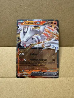 Pokemon Karte Reshiram ex 020/086 | Weisse Flammen | Near Mint Deutsch - Image 1