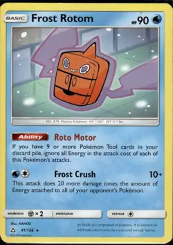 Pokemon FROST ROTOM 41/156 - Ultra Prism RARE - Image 1
