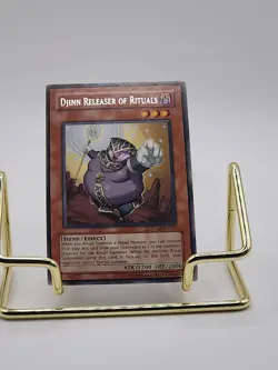 Yugioh Djinn Releaser of Rituals SOVR-EN037 Rare Very Light Play - Image 1