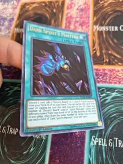 Yugioh Dark Spirit's Mastery LED5-EN004 Ultra Rare 1st Edition Near Mint - Image 2