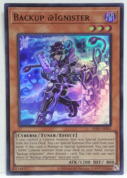 Yugioh Asian-English Backup @Ignister ALIN-AE002 Super Rare - Image 1