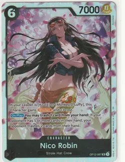 One Piece Card Game - Nico Robin - OP12-087 (SR) - English NM - Image 1