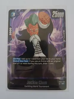 DBS Dragon Ball Fusion World FB06-029 Jackie Chun SR Card - Image 1