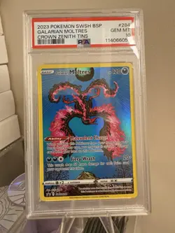 Galarian Moltres SWSH284 SWSH: Sword & Shield Promo Cards Holo PSA 10 Mint - Image 1