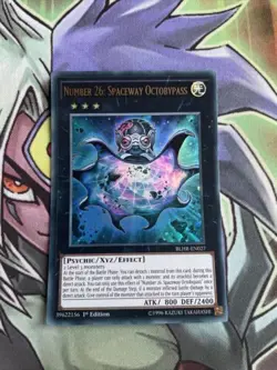 BLHR-EN027 Number 26: Spaceway Octobypass Ultra Rare 1st Edition NM Yugioh Card - Image 1