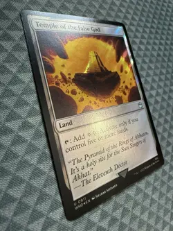 MTG Temple of the False God #0911 Surge Foil Uncommon UB: Doctor Who (WHO) - Image 2