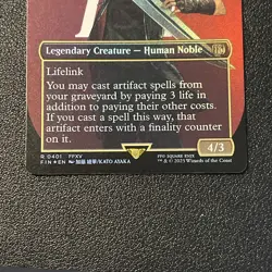 Noctis, Prince of Lucis, Foil Borderless Art, Final Fantasy, Magic MTG NM 401 - Image 2