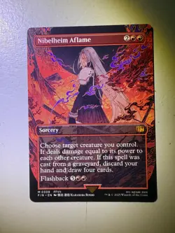 Nibelheim Aflame (Borderless) [FINAL FANTASY] Magic MTG - Image 1