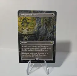 MTG Enlightened Tutor - Borderless, NM-Mint, English Dominaria Remastered - Image 1