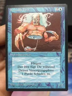 German FBB • Serendib Efreet • Pack Fresh • Mtg (1780) - Image 1