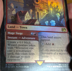 Lindblum, Industrial Regency - Pre-release Foil Stamped Promo- Final Fantasy MTG - Image 3