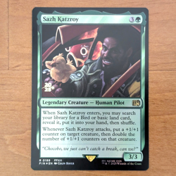 Sazh Katzroy - Pre-release Foil Stamped Promo - Final Fantasy MTG - Image 1