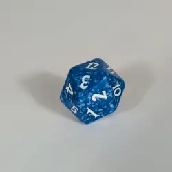 Magic: The Gathering MTG Spindown Die D20 Blue White - Champions of Kamigawa CHK - Image 2