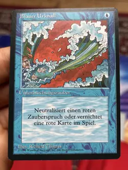 German FBB • Blue Elemental Blast • Pack Fresh • Mtg (1768) - Image 1