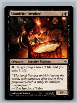 Magic MTG Rise of the Eldrazi 4x Bloodrite Invoker #97/248 TCG CCG Playset - Image 1