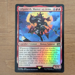 Gilgamesh, Master-at-Arms - Pre-release Foil Stamped Promo - Final Fantasy MTG - Image 1