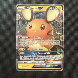 NM Dedenne GX 57/214 Ultra Rare SM - Unbroken Bonds Pokemon TCG - Image 1