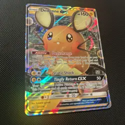 NM Dedenne GX 57/214 Ultra Rare SM - Unbroken Bonds Pokemon TCG - Image 3
