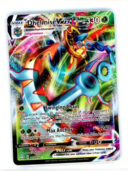 Dhelmise Vmax Full Art 010/072 - Shining Fates Ultra Rare Pokemon - NM - Image 1