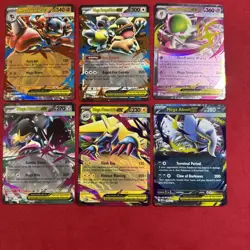 Mega ex (Double Rare) Set of 6 cards - Mega Evolution Pokemon - NM/M - Image 1
