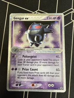 Pokemon Gengar ex EX Fire Red & Leaf Green Holo Rare #108 Near Mint NM psa raw - Image 1