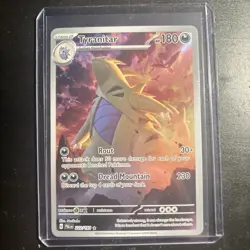 Tyranitar 222/193 Paldea Evolved Full Art Ultra Rare Holo Pokemon Card NM - Image 1