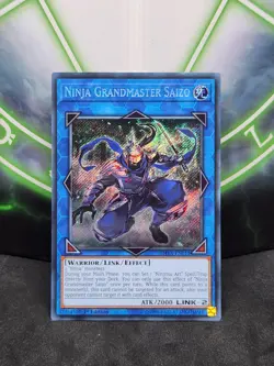 Yugioh Ninja Grandmaster Saizo SHVA-EN011 Secret Rare 1st Edition NM - Image 1
