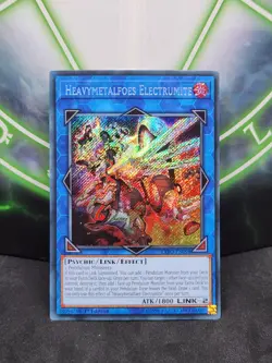 Yugioh Heavymetalfoes Electrumite EXFO-EN098 Secret Rare 1st Edition NM - Image 1