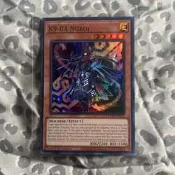 Yugioh K9 - 04 Noroi DOOD-EN025 1st Edition Ultra Rare NM Presale - Image 1