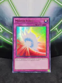 Yugioh Mirror Force YGLD-ENB33 Ultra Rare 1st Edition NM - Image 1