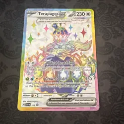 Pokemon Terapagos EX Promo Stellar Crown Ultra Premium Collection SVP165 - Image 1