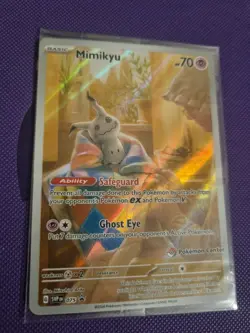(SEALED) Mimikyu SVP075 Pokemon Center Stamp Black Star Promo SVP Pokemon - Image 1