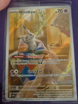 (SEALED) Mimikyu SVP075 Pokemon Center Stamp Black Star Promo SVP Pokemon - Image 5