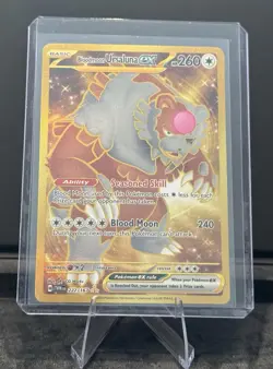 Pokemon Twilight Masquerade - Bloodmoon Ursaluna EX 222/167 - Hyper Rare NM - Image 3