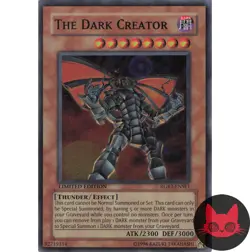 Yugioh The Dark Creator RGBT-ENSE1 Super Rare 1st Edition Limited Edition NM - Image 1