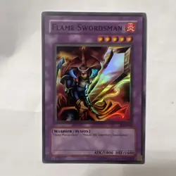 Flame Swordsman LOB-003 The Legend of Blue Eyes White Dragon Yu-Gi-Oh Card Holo - Image 1
