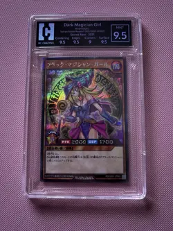 Yu-Gi-Oh! TCG Rush Duel Dark Magician Girl Secret Rare Graded 9.5 Mint - Image 1