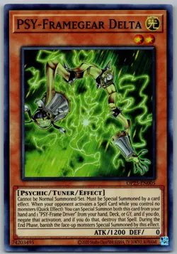 PSY-Framegear Delta Super Rare OTS Tournament Pack 25 OP25-EN005 NM - Image 1