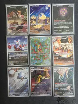 Mega Evolutions Lot: 9 Ilustration Rares listed cards - Image 1