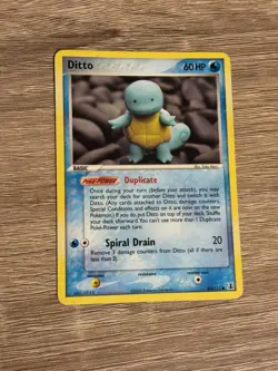 Pokemon Ditto (Squirtle) Ex Delta Species Set Card 64/113 - Image 1