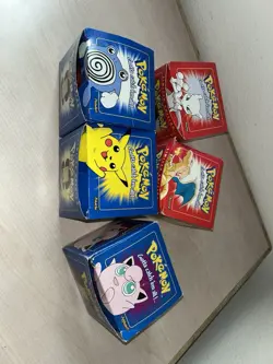 1999 Pokemon 23k Burger King Gold Plated Trading Card Set Blue/red Box Lot Of 5x - Image 2