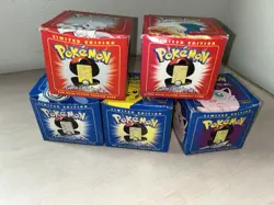 1999 Pokemon 23k Burger King Gold Plated Trading Card Set Blue/red Box Lot Of 5x - Image 3