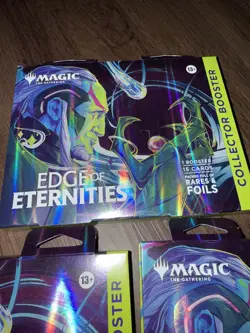 5x Magic The Gathering Edge Of Eternities Collector Booster Omega Box MTG - Image 1