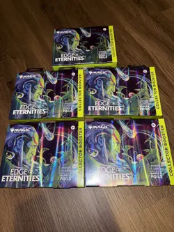 5x Magic The Gathering Edge Of Eternities Collector Booster Omega Box MTG - Image 3