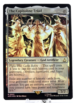 MTG The Capitoline Triad - Foil, Universes Beyond: Assassin's Creed - Image 1